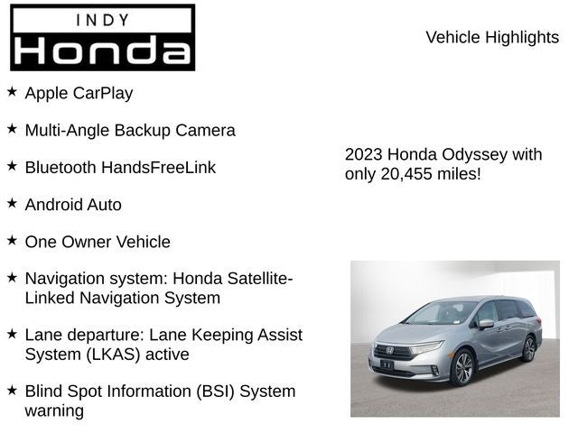 2023 Honda Odyssey Touring
