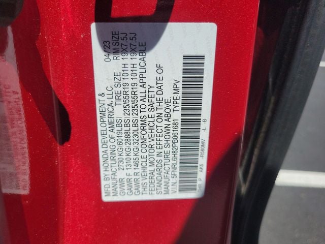 2023 Honda Odyssey Touring