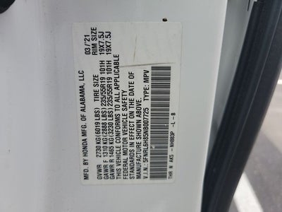2022 Honda Odyssey Touring
