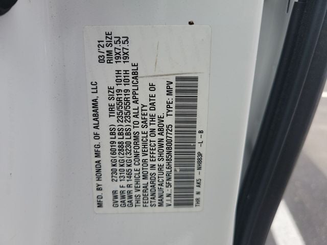 2022 Honda Odyssey Touring