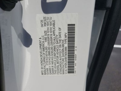 2026 Honda Odyssey Touring