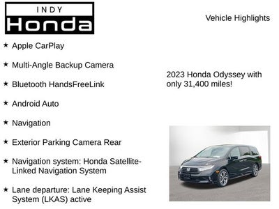 2023 Honda Odyssey Touring