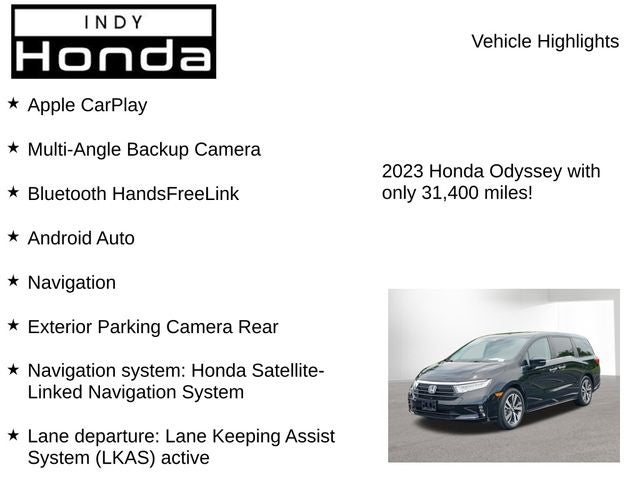 2023 Honda Odyssey Touring