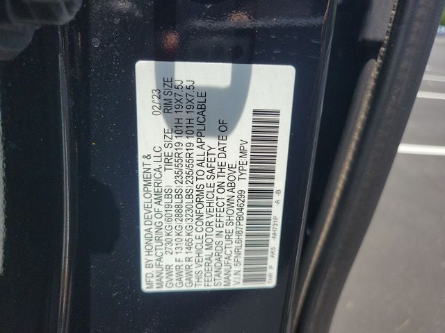 2023 Honda Odyssey Touring