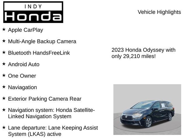 2023 Honda Odyssey Touring