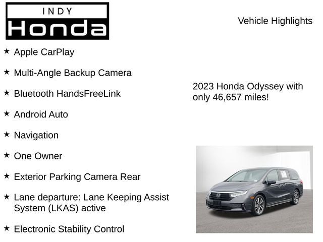 2023 Honda Odyssey Touring