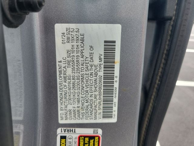 2024 Honda Odyssey Touring