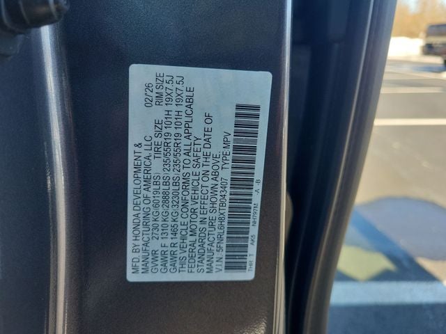 2026 Honda Odyssey Touring