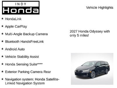 2027 Honda Odyssey Elite