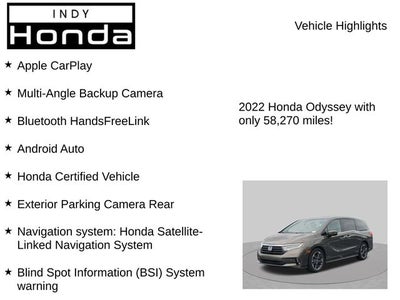 2022 Honda Odyssey Elite