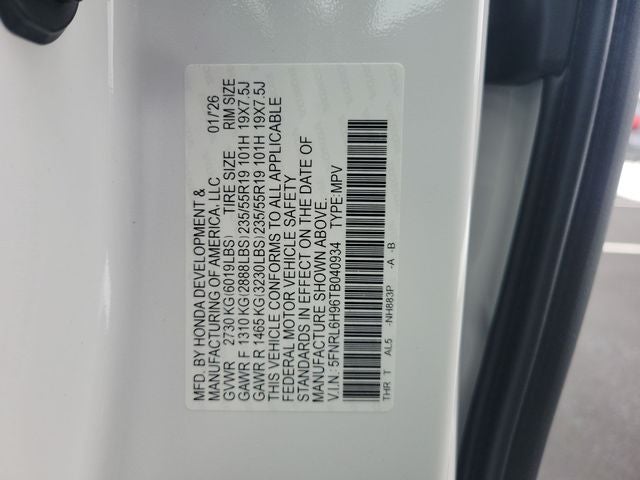 2026 Honda Odyssey Elite