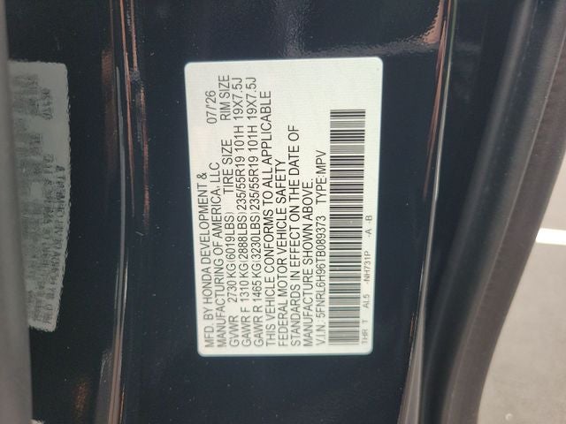 2026 Honda Odyssey Elite