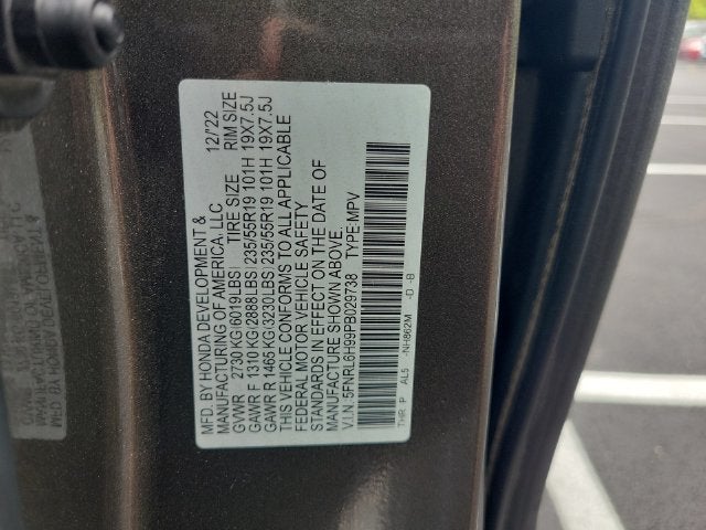 2023 Honda Odyssey Elite