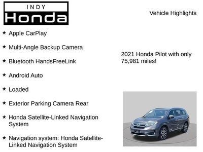 2021 Honda Pilot Elite