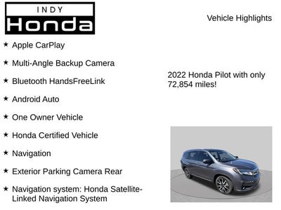 2022 Honda Pilot Elite