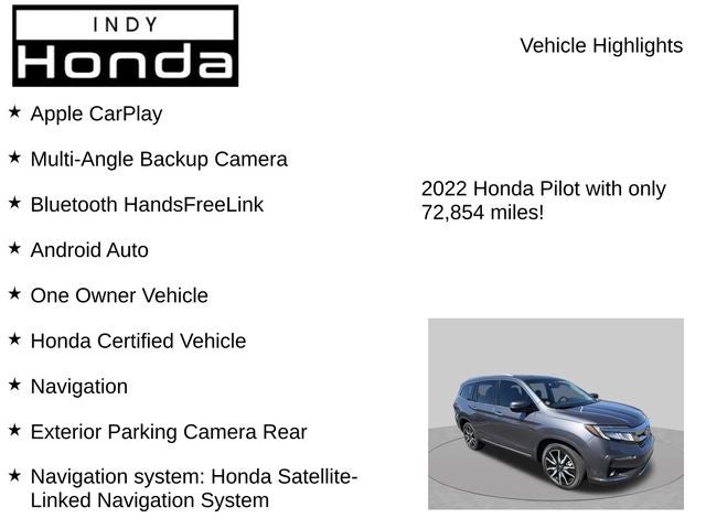 2022 Honda Pilot Elite