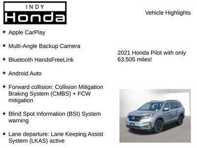 2021 Honda Pilot Special Edition