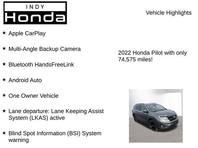 2022 Honda Pilot Special Edition