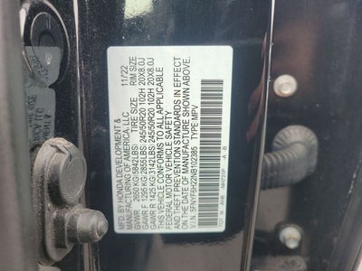 2022 Honda Pilot Special Edition