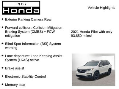 2021 Honda Pilot Special Edition