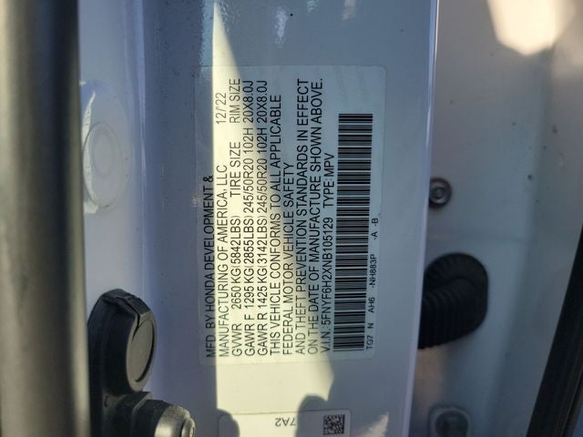 2022 Honda Pilot Special Edition