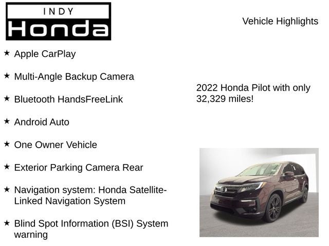 2022 Honda Pilot Touring 7 Passenger