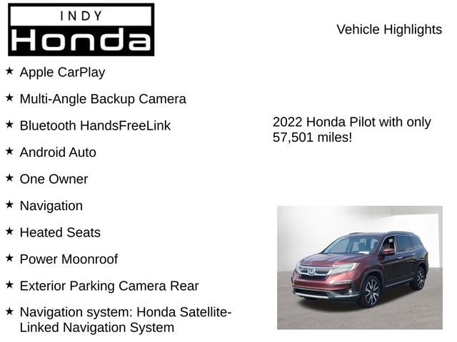 2022 Honda Pilot Touring 8 Passenger