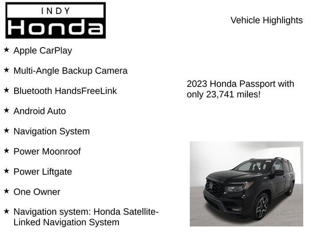 2023 Honda Passport Elite