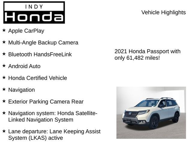 2021 Honda Passport Elite