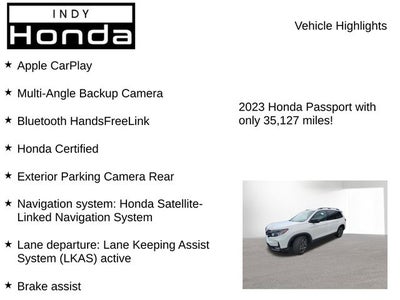2023 Honda Passport Elite