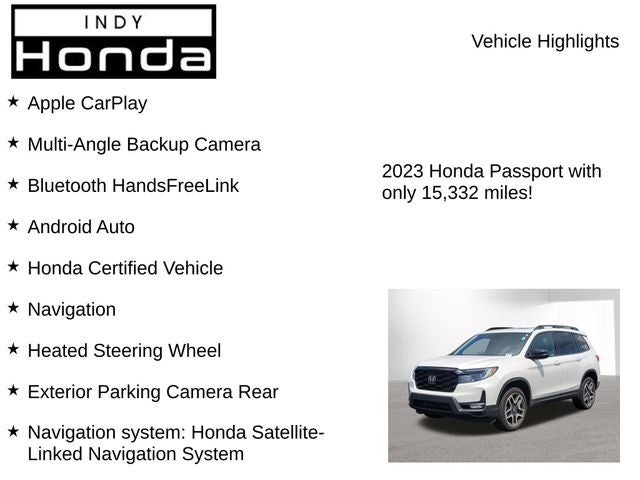 2023 Honda Passport Elite