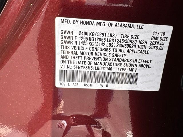 2020 Honda Passport EX-L