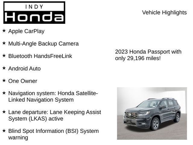 2023 Honda Passport TrailSport