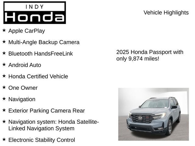 2025 Honda Passport TrailSport