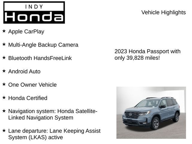 2023 Honda Passport TrailSport