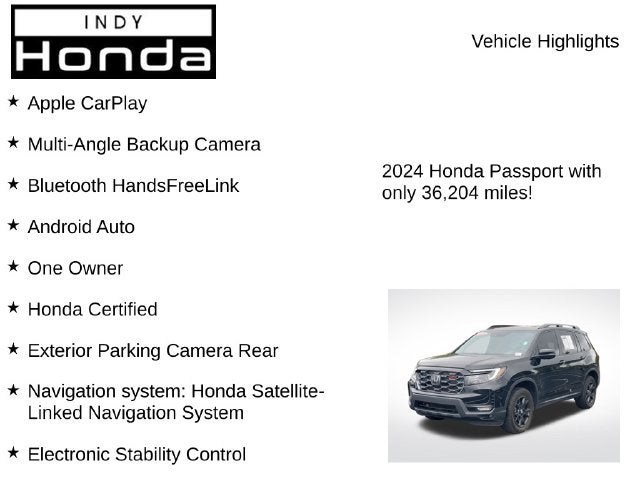 2024 Honda Passport TrailSport