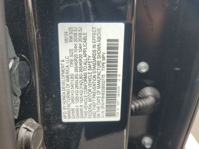 2025 Honda Passport Black Edition