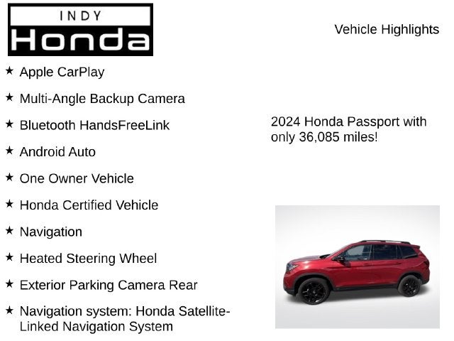 2024 Honda Passport Black Edition