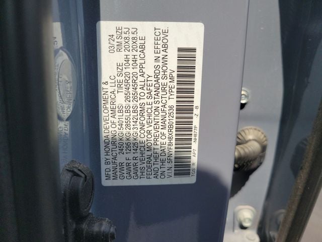 2024 Honda Passport Black Edition