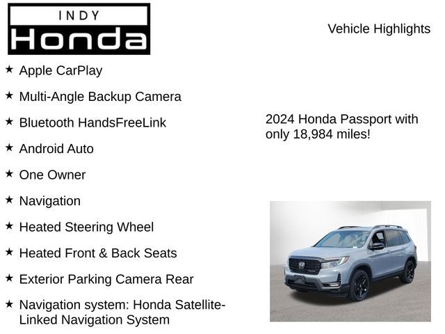 2024 Honda Passport Black Edition