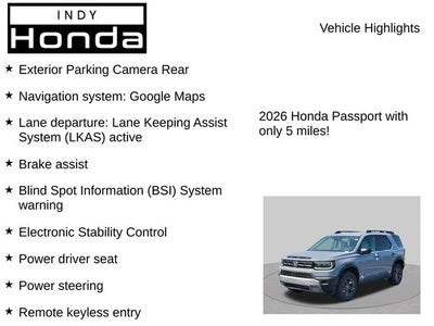 2026 Honda Passport RTL