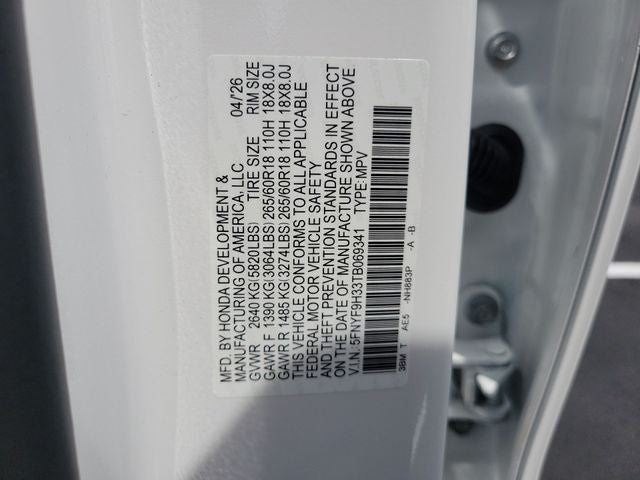 2026 Honda Passport RTL