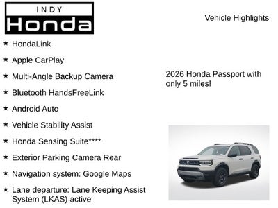 2026 Honda Passport RTL