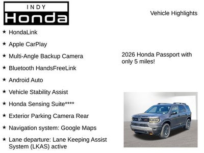 2026 Honda Passport TrailSport