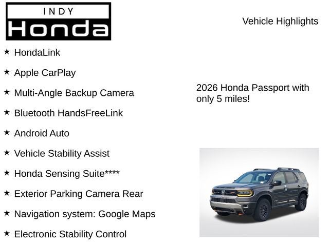 2026 Honda Passport TrailSport