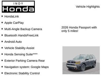 2026 Honda Passport TrailSport