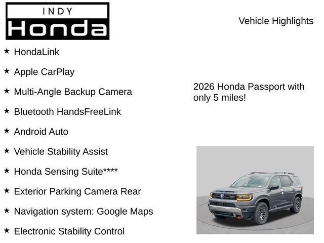 2026 Honda Passport TrailSport
