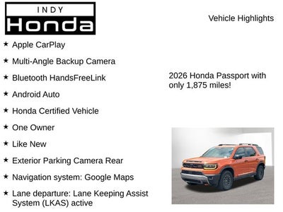 2026 Honda Passport TrailSport