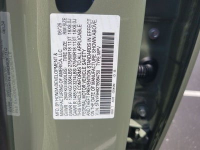 2026 Honda Passport TrailSport Elite