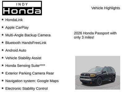 2026 Honda Passport TrailSport Elite